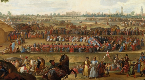  "Elekcja króla Augusta II w 1697" Martino Altomonte.  