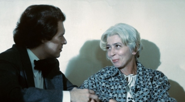  Halina Mikołajska w filmie "Barwy ochronne" 1976 r.  