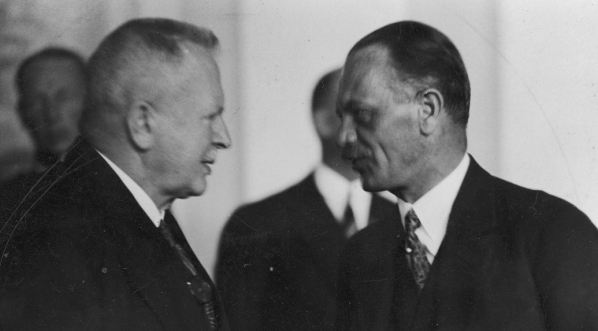  Posiedzenie Trybunału Stanu w Warszawie w sprawie byłego ministra skarbu Gabriela Czechowicza w czerwcu 1929 r.  