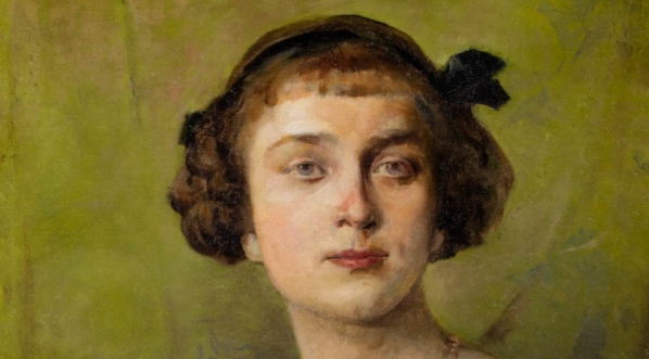  "Portret młodej damy" Henryka Piątkowskiego.  