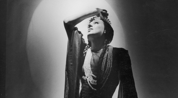  Loda Halama podczas wykonywania tańca gruzińskiego w 1937 r.  