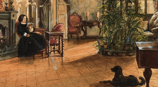  "W salonie" Józefa Szermentowskiego.  