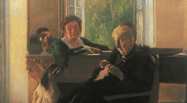  "Portret żony i teściowej we dworze w Peremylu na Wołyniu" Konrada Krzyżanowskiego.  