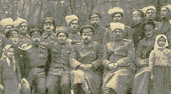  Korpus oficerów po przeformowaniu Legjonu Puławskiego na Brygadę Strzelców Polskich.  