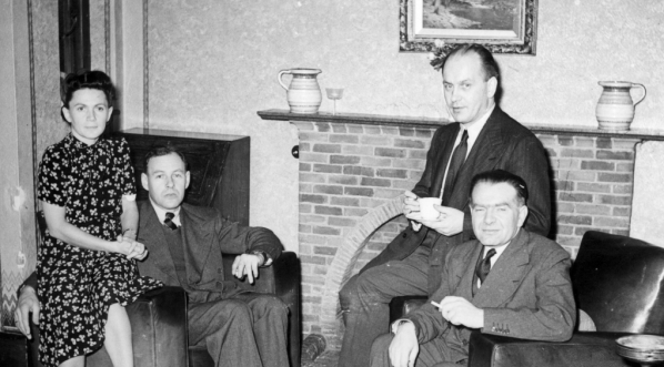  Pożegnanie Pawła Siudaka przed wyjazdem do kraju 29.06.1945 r.  