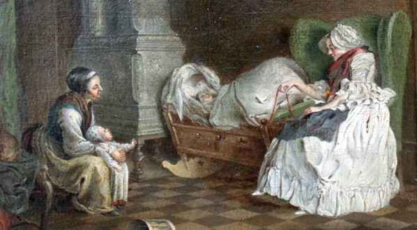  "Scena rodzinna" Daniela Mikołaja Chodowieckiego.  