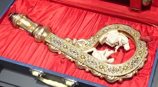  Fragment ekspozycji Muzeum Jana Pawła II i Prymasa Wyszyńskiego w Świątyni Opatrzności Bożej w Wilanowie.  