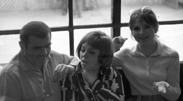  Na planie filmu Jerzego Gruzy "Dzięcioł" z 1970 roku.  