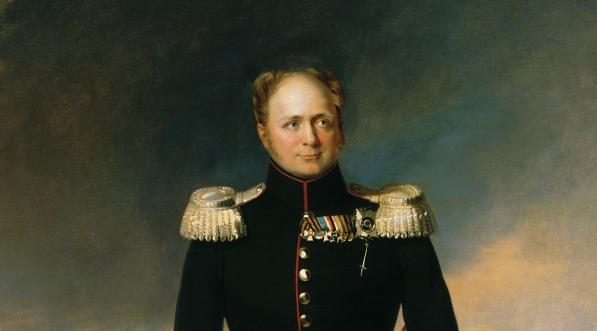  "Portret cesarza Aleksandra I" George`a Dawe`a.  