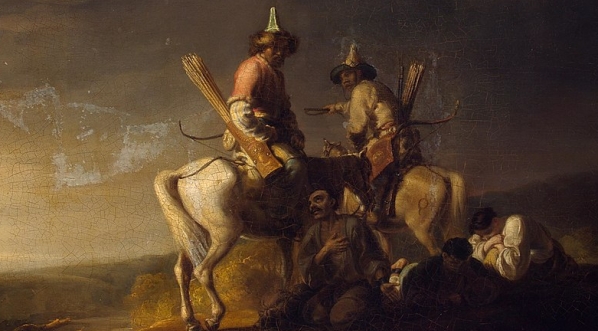  "Baszkirzy eskortujący więźniów" Williama Allana.  