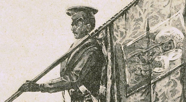  Sztandar Legjonu Puławskiego (sierżant Wisłocki).  