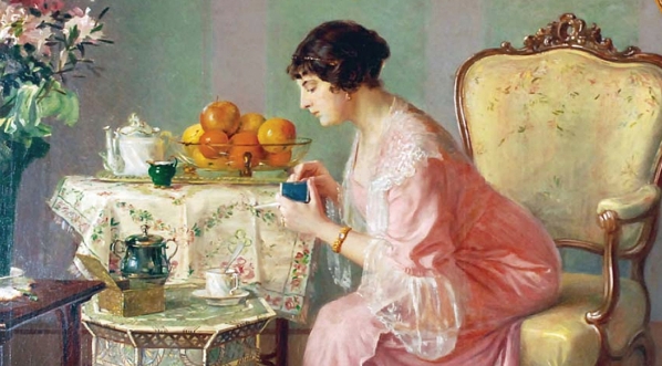  "Poranek przy czarnej kawie" Leonadra Wintorwskiego.  