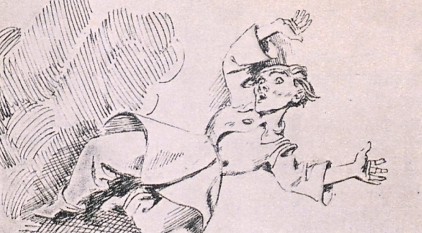  Ilustracja Bruno Schulza do książki "Sanatorium pod klepsydrą".  