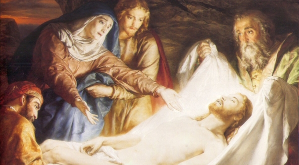  "Złożenie do grobu" Franciszka Krudowskiego.  