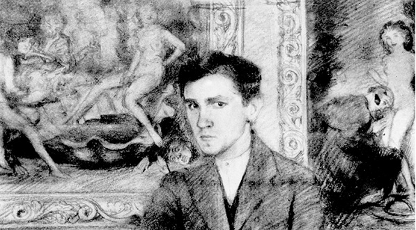  "Autoportret ze sztalugami" Bruono Schulza.  