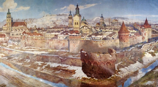  "Panorama miasta Lwowa w XVIII wieku" Zygmunta Rozwadowskiego i Stanisława Janowskiego.  