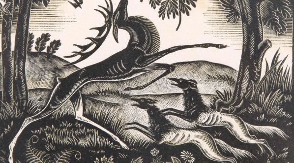  "Zraniony jeleń" Stanisława Ostoi-Chrostowskiego.  