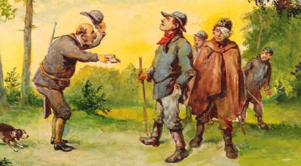  "Na polowaniu w cudzym lesie" Franciszka Kostrzewskiego.  