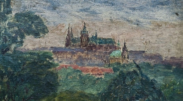  "Widok na Hradczany" Ignacego Pinkasa.  