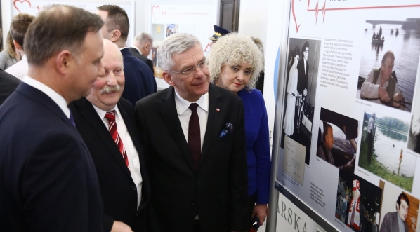  Uroczyste otwarcie wystawy „Mistrz Religa. Człowiek, lekarz, polityk” w Senacie RP 20.03.2019 r. (Fot.  K. Czerwińska – Kancelaria Senatu)    