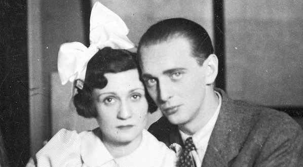  Janina Porębska i Artur Młodnicki w jednej ze scen przedstawienia „Bęben” w Teatrze Polskim w Poznaniu.  