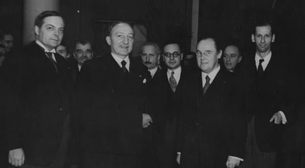  Oficjalna wizyta ministra spraw zagranicznych Francji Yvon Delbos'a w Polsce, 6.12.1937 r.  