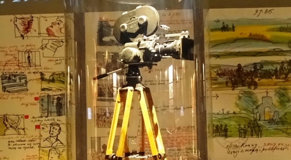  Fragment wystawy "Wajda" w Muzeum Narodowym w Krakowie.  