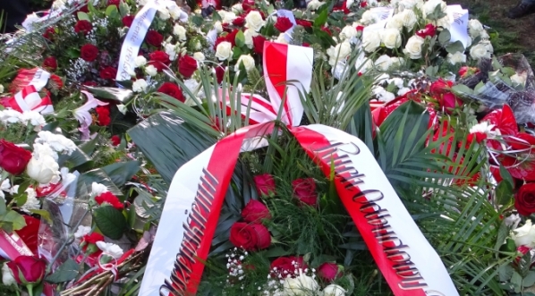  Uroczystości pogrzebowe Jana Olszewskiego na Cmentarzu Wojskowym na Powązkach w Warszawie 16.02.2019 r.  