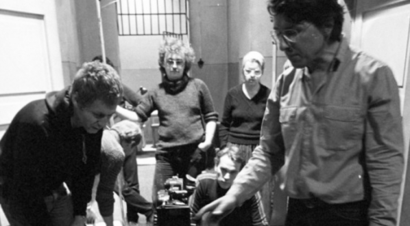  Na planie filmu "Przesłuchanie" w 1982 r.  