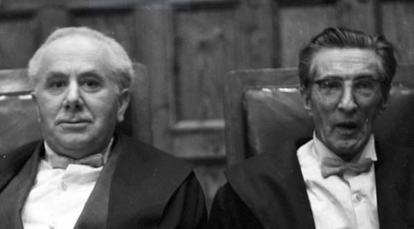  Na planie filmu "Czas przeszły" z 1961 r.  