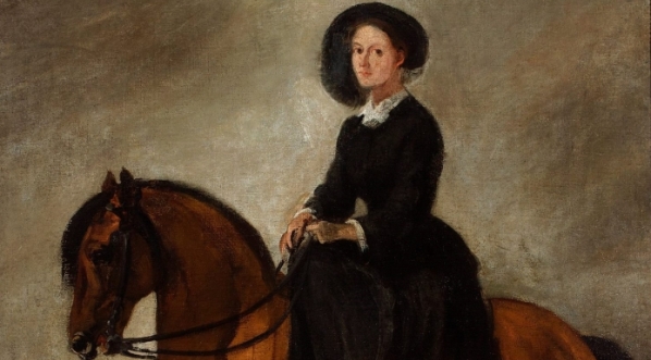  "Portret córki artysty Celiny na koniu" Piotra Michałowskiego.  