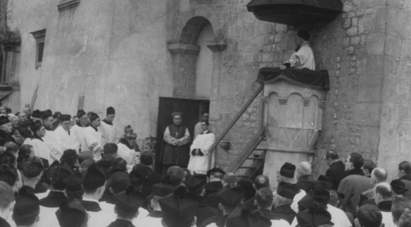  Pogrzeb Karola Huberta Rostworowskiego w lutym 1938 roku.  