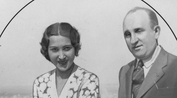  Nina Grudzińska po przyjeździe do Belgradu na występy w 1934 r.  