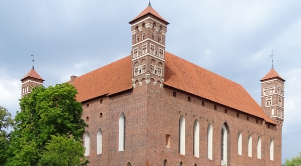  Zamek w biskupów warmińskich w Lidzbarku Warmińskim.  
