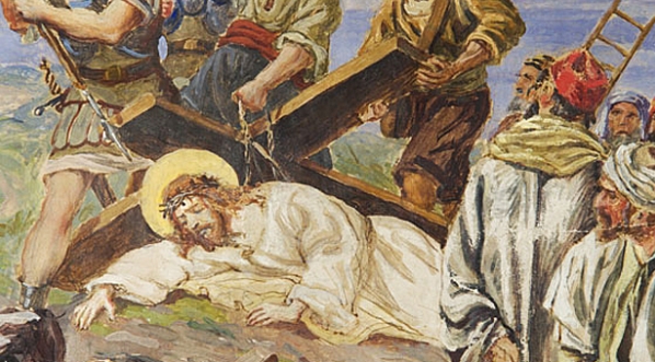  "Chrystus pod krzyżem" Leonarda Winterowskiego.  