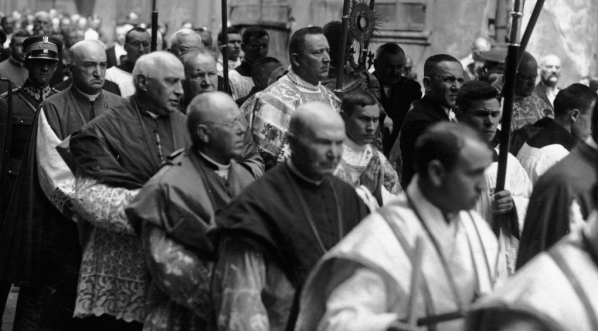  Uroczystość Bożego Ciała w Warszawie 11.06.1925 r.  