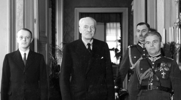  Zaprzysiężenie ministra komunikacji Juliusza Ulrycha, Warszawa 14.01.1936 r.  