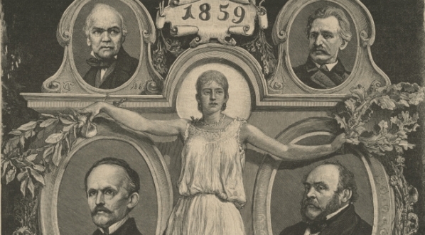  Członkowie dawnej redakcyi "Tygodnika".  