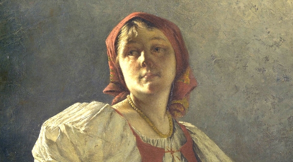  "Dziewczyna z koszykiem" Sylwestra Antoniego Sznarbacha.  