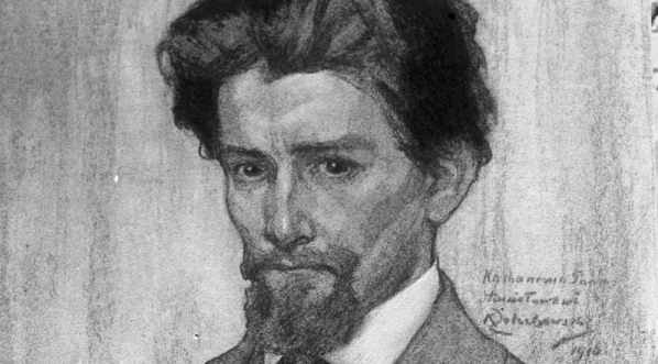  Obraz malarza malarza Kacpra Żelechowskiego przedstawiający portret Stanislawa Stwory namalowany w 1916 roku.  