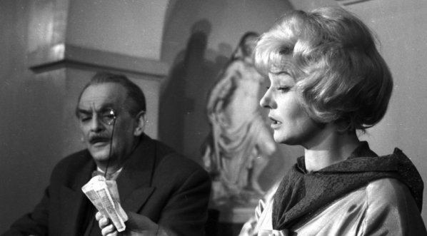  Na planie filmu Stanisława Lenartowicza "Pamiętnik Pani Hanki" z 1963 r.  