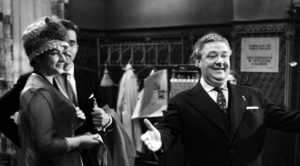 Scena z filmu Jana Rybkowskiego "Spotkanie w "Bajce"" z 1962 r.  