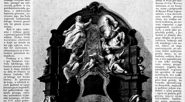  Portalowy nagrobek symboliczny Jana Tarły w kościele księży pijarów w Warszawie.  