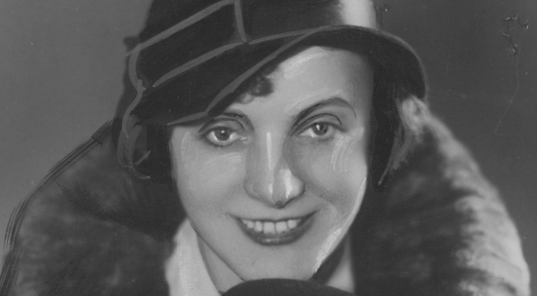  Stanisława Nowicka z piosenkarzem i aktorem Leo Fuchsem.  