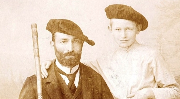  Feliks Jasieński z synem.  
