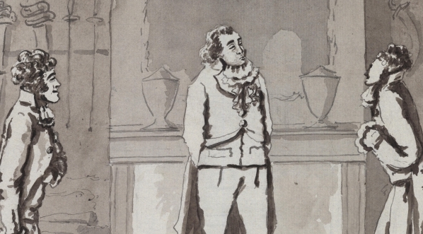  Stanisław Szczęsny Potocki w scenie namalowanej przez Jana Potockiego, pisarza.  