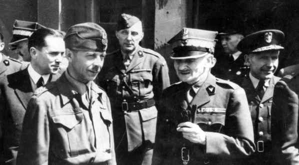  Spotkanie generałów i oficerów WP z udziałem premiera RP Tomasza Arciszewskiego, 12.05.1945 r.  