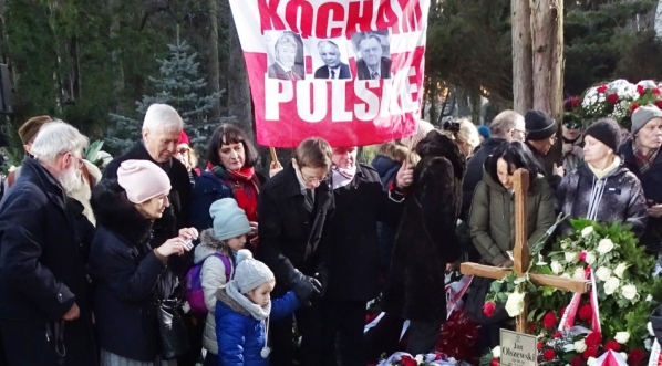  Uroczystości pogrzebowe Jana Olszewskiego na Cmentarzu Wojskowym na Powązkach w Warszawie 16.02.2019 r.  