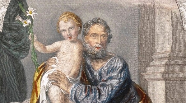  "Święty Józef według obrazu w kościele PP. Wizytek w Wilnie".  