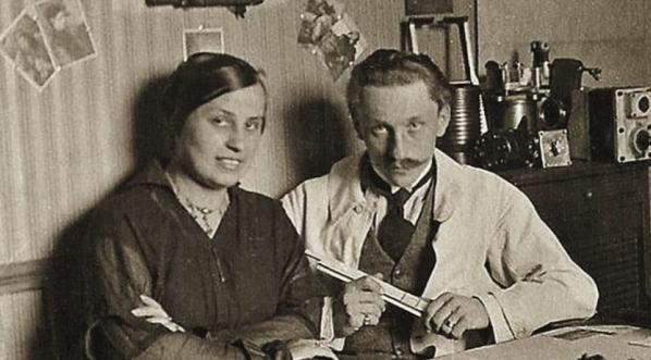  Tadeusz Tański z żoną Marią.  